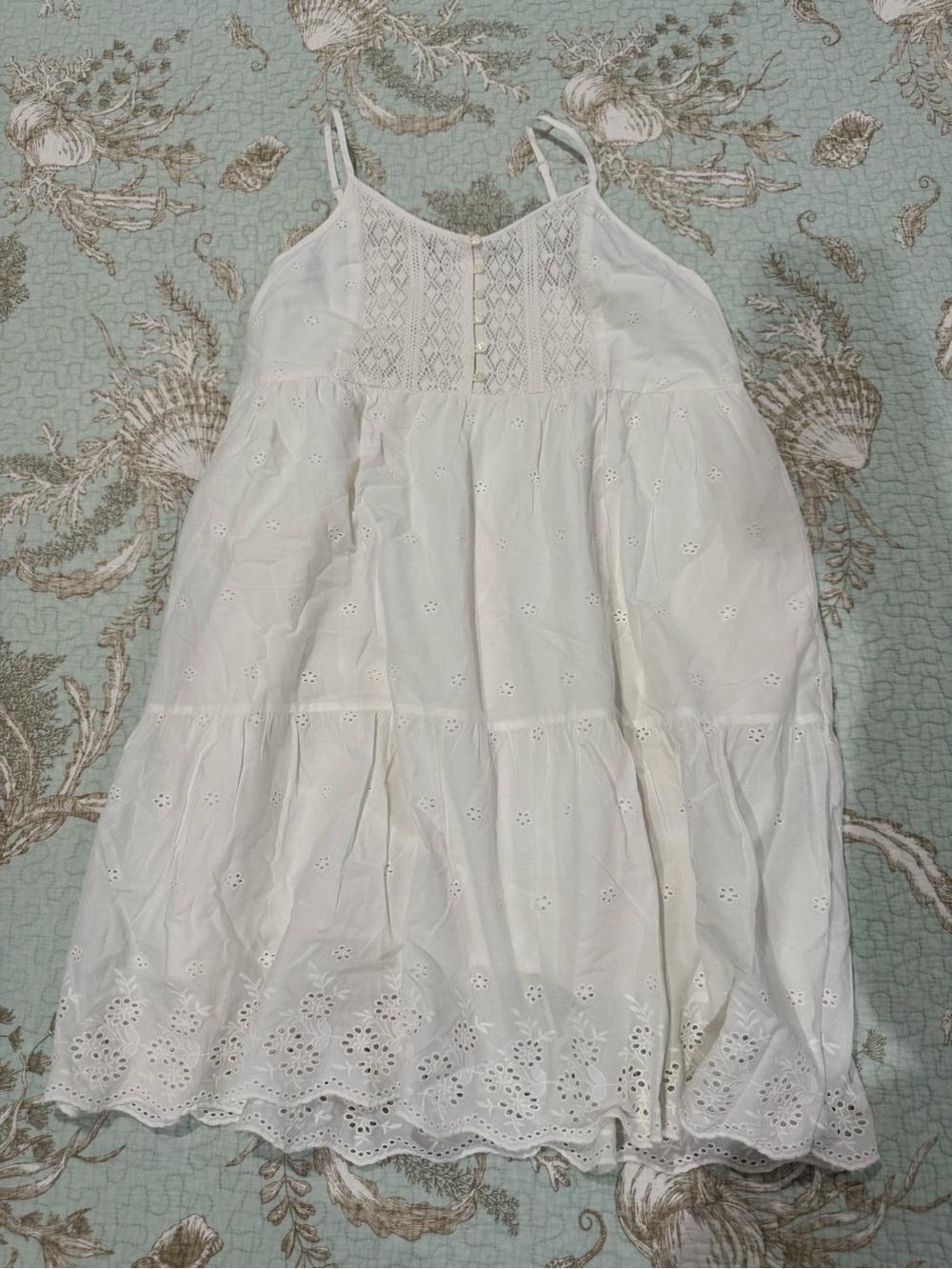 Levi's White Eyelet Mini Sundress